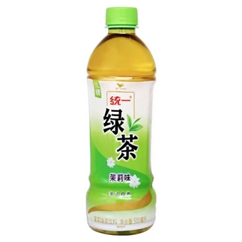 统一绿茶 茉莉味茶饮料500ml*15瓶 量贩整箱
