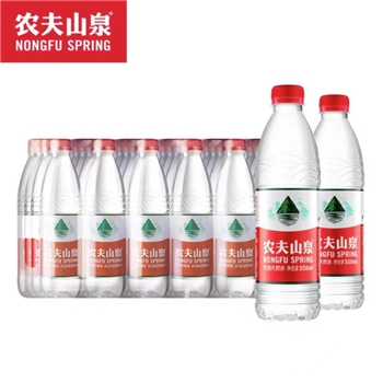 农夫山泉 饮用水 饮用天然水550ml普通装1*24瓶 整箱装