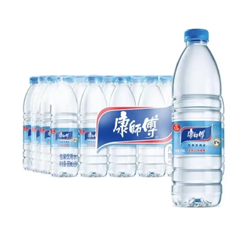 康师傅 包装饮用水550ml*24瓶 添加矿物质 整箱装  