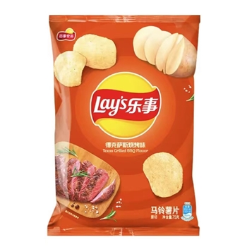 乐事薯片 休闲零食 膨化食品 75克*5（黄瓜 原味 红烩 烧烤 番茄味）