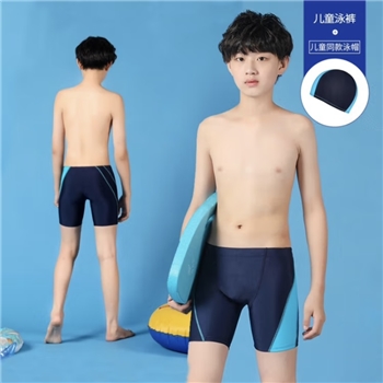 【男童泳裤】中大童专业青少年6-10/12/15岁速干游泳套装
