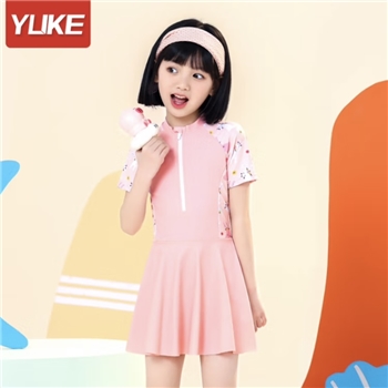 羽克儿童泳衣女孩连体2023新款夏季