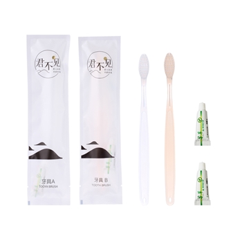 【现货】君不见 三边封系列 牙具套装（牙刷+3克牙膏） 1000只/箱