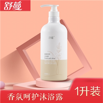 两面针 舒蔓香氛呵护沐浴露1L   12瓶/箱